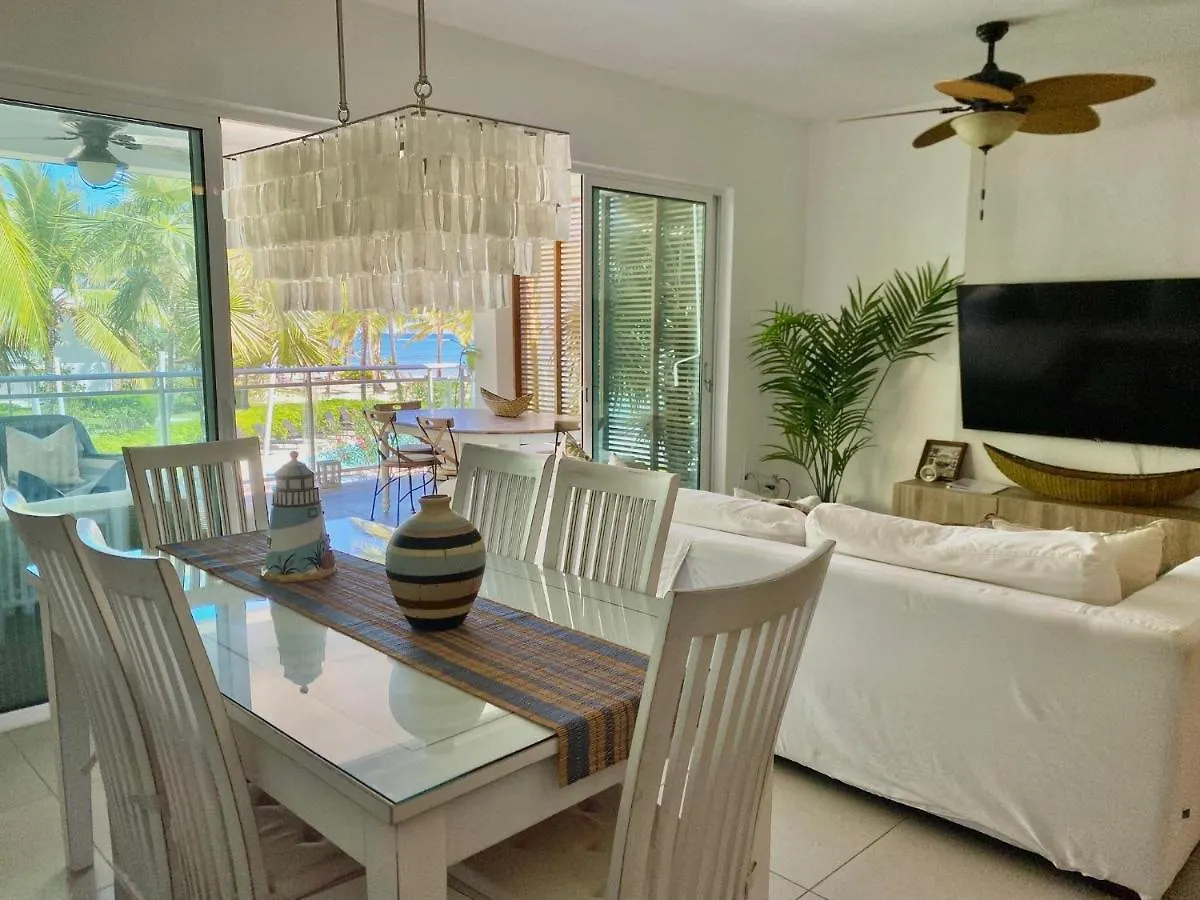 Stunning Beachfront Condo With Private Beach, Las Terrenas-El Limon Appartement